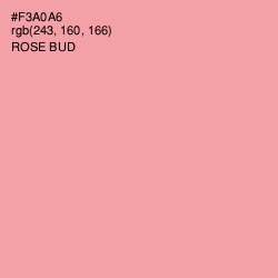 #F3A0A6 - Rose Bud Color Image